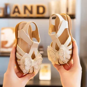 Flat Dress Shoes for Girls Princess Kids Sandals Children’s Party Spring