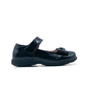 Flat Uniform Children’s and Teenage Shoes Kids School Shoes Student Wedding Black Leather Bow Girls Dress Shoes