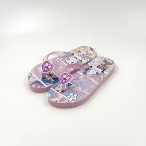 Flip Flops For Girls Soft Open Toe Cartoon Sandals Slider Custom Children’s Shoes PVC Summer Spring Autumn