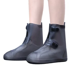 Foldable Anti Slip Rain Shoes Cases Waterproof Shoes Protector Reusable Unisex PVC Kids Rain Boots Shoe Covers