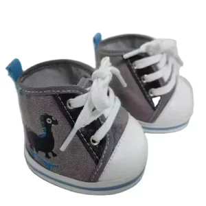 Free Custom Canvas Unisex Teddy Bear Shoes with Foam Rubber Filling Certified Plush Toys Accessories for Kids Ages 0 7 Years