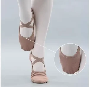 Full Elastic Cloth Ballerina Children’s Dance Shoe Women’s Dancing Kids Yoga Cat Claw Adult Ballet Shoes