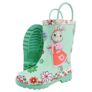 Fun Printed Color Rain Boots with Easy On Handles Toddler and Kid Rain Boot Muddies Toddler Kid Rain and Mud Boots