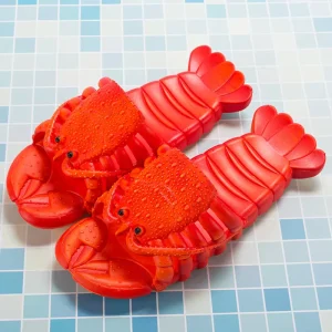 Funny Lobster Flip Flops Sandals Slippers Pool Beach Party Slipper for Adult Kid