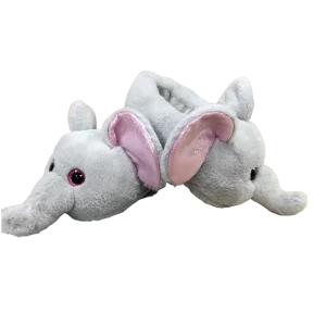 Funny Stuffed Slipper Elephant Shaped Shoes Winter Slipper Cotton Tow Stuffed Toy