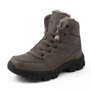 Furry Snow Boots Men Plush Winter Shoes for Big Kids Anti slip Factory