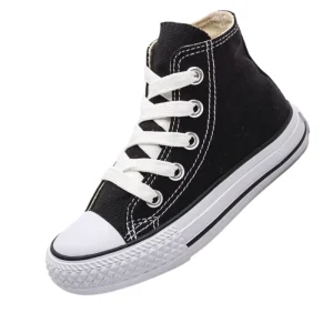 G. DUCK COOL Custom Kid Shoes Fashion Anti Slip Boys Girls Canvas Shoes Fashion Boots West High Top Casual Shoes Vulcanized
