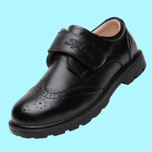 G. DUCK COOL Custom Kid Shoes Fashion Anti Slip Boys Girls Wear Breathable School Casual Kid Shoes Cowhide Leather Shoes