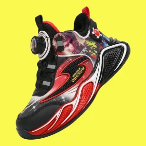 G.DUCK COOL High Quality Cartoon Kids Basketball Style Shoes Children’s Cushion Winter Basketball Sneakers Shoes