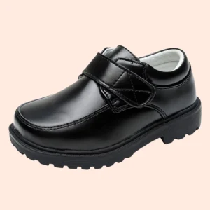 G.DUCK COOL Kids Black School Shoes for Girls Custom Genuine Leather Shoes Fashion White Children Dress School Shoes