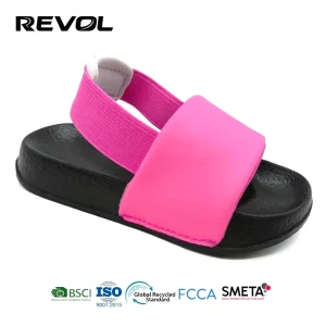 GRS ECO Kids Cloud Slide Sandals Comfy Toddler Boys Girls Stylish Eva Slippers Non Slip Thick Sole Shoes for Beach Pool Shower