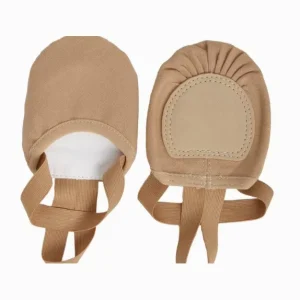 GS00089 Dance Stretch Canvas Half Shoes Girls Anti Slip Gymnastics Ballet Dance Training Gym Half Shoes