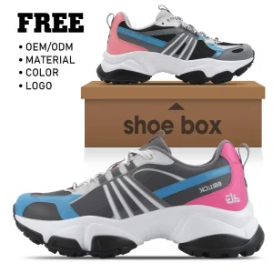 Genuine Leather Breathable Kids and Adults Custom Skate Shoes with Anti-slip Sole for Winter Spring