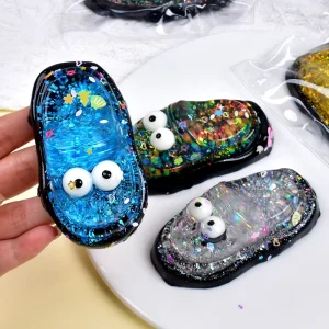 Giant Squeeze Toy Stress Relief Fidget Toys Cute Design Glitter Squishy Antistress Toys for Kids Adults
