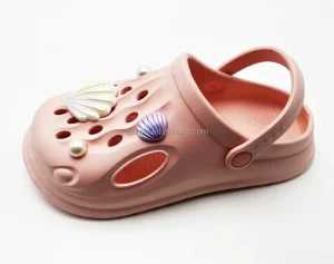 Girl Cute Nice Charm Design Decoration Thick Platform Kids & Children EVA Clogs Garden & Mules Sandal Slipper Shoes