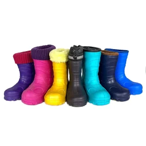 Girl EVA Lightweight Warm Fur Children Winter Boots Waterproof Toddler Snow Boots for Kids