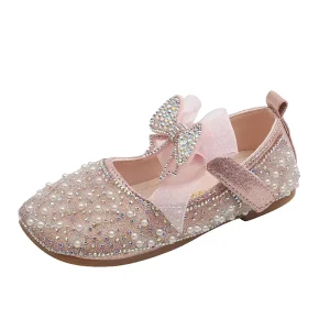 Girl Princess Baby Small Big Child Yarn Dance Single Shoe Shoes for Girls