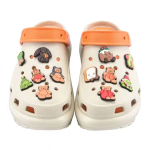 Girl Series Shoe Charms Metal Resin Charms for Flip Flops Clog Charm Beach Animal Dog Cat Carton Pvc Rubber Kids Pins for Clog