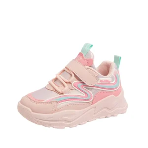 Girls Boys Casual Sneakers Versatile Outdoor Fashionable Design for Spring Children’s Shoes Slip On Lighted Logo TPR
