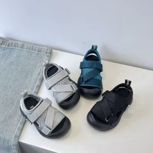 Girls Breathable Summer Sport Shoes Fashion Outdoor Toddler Kids Casual Shoe Boys Children’s Beach Sandals