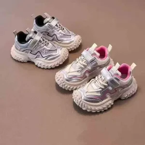 Girls Children Shoes All Seasons New Design Comfortable Baby Soft Soles Casual Running Shoes