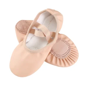 Girls’ Dance Shoes Children’s Ballet Dance Shoes Practice Shoes Kindergarten Dance PU Soft Soled Full Leather Yoga Shoes
