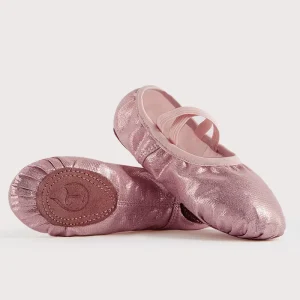Girls Dance Shoes Children’s Sizes 22 44 Soft Sole Non Slip Crystal Pink PU Canvas Practice Ballet Cat Paw