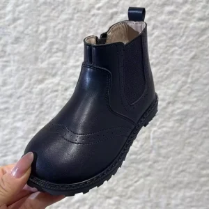 Girls Fall Winter Kids Children Bow Boots Academy Style Kids Leather Boots Shoes
