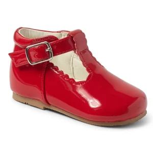 Girls Genuine Leather Mary Jane Flats Buckle Strap Baby Girl Walking Shoes Flat Design Party Occasion Summer Winter