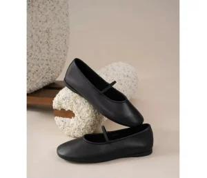 Girls Genuine Leather Mary Janes Casual School Shoes for Toddler Big Kids Four Seasons Lighted Slip On Fashion Breathable Flats