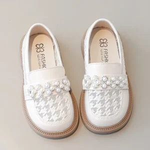 Girls’ Le Fu Shoes Princess Dress Children’s Shoes Oxford Flat Shoes Soft and Comfortable