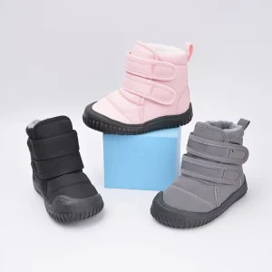 Girls Lovely Winter Snow Boots Kids Daily Waterproof Plush Outdoor Sports Boots