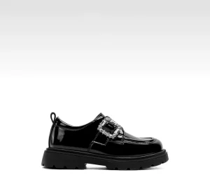 Girls’ Mary Janes Loafer Shoes Classic Black PU Upper Autumn School Princess Party Flats Toddler Kids Arch Support Performance