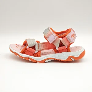 Girls’ Orange Pink Sandals Breathable Comfortable Open Toe Summer Mesh Lining Sport Outdoor Kids Shoes