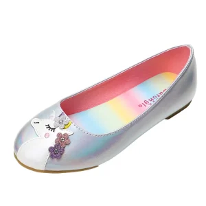 Girls PU Ballet Flats Summer Spring Casual Dress Princess Children’s Shoes