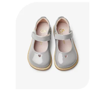 Girls Patent Leather Mary Jane Flats Anti Slip Kids School Party Wedding Shoes for Summer Winter Spring