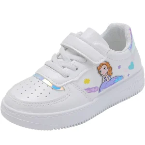 Girls Princess Sneaker Spring Autumn Cartoon Students Casual Shoes Girls Sports Shoes Children’s Kids Soft Soled Non Slip Shoes
