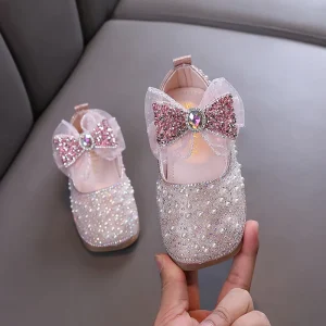 Girls Princess Summer Dance Performance Flats Kinder Ballet Shoes