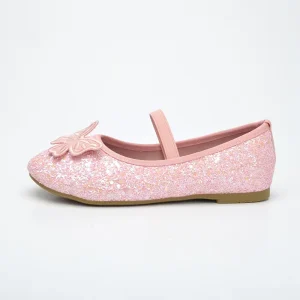 Girls’ Sandals Children Shoes Cute Princess Style of Kids Flats with Cute Pony Design Non-slip Party for Spring and Autumn