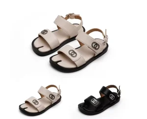 Girls Sandals Stock Summer Beach Outdoor Trendy New Soft Soled Shoes Children’s Split toe Sandals Kids