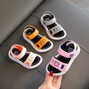 Girls Sandals Summer Casual New Fashion Kids Soft Sole Non Slip Open Toe Boys Beach Shoes Girls Sandals