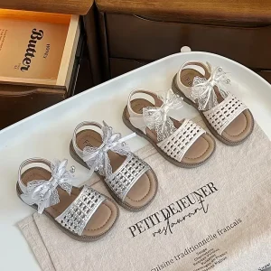 Girls Sandals Trend Summer New Children Beach Shoes Soft Sole Cute Baby Sandals Shoes Kids Gladiator Sandals
