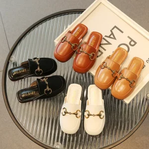 Girls’ Soft Soled slippers Summer New Style Sandals Versatile Children’s Outdoor slippers