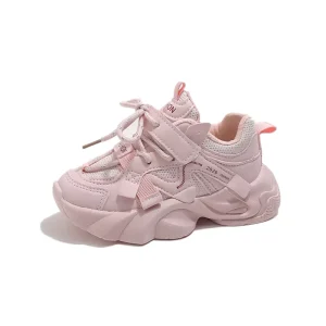 Girls Sports Shoes Spring Autumn Children’s Board Shoes Screen Breathable Soft Casual Shoes