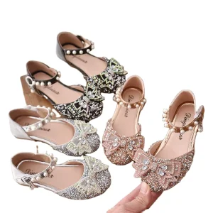 Girls Spring New Casual Dance Shoes Baby Performance Princess Shoes