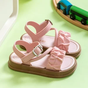 Girls’ Summer Flats Best selling Summer New Product Children’s Roman Flats Soft soled Summer Little Fashion Princess Shoes