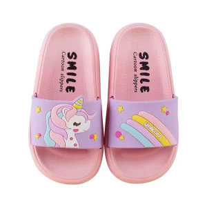 Girls Unicorn Summer Sandal Indoor Home Comfortable Soft Sole Cute Cartoon Slipper for Kids