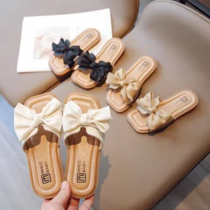 Girls’ Versatile Soft Soled Slippers Summer Sandals Children’s Outdoor Slippers