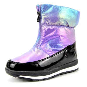 Girl’s Warm Plush Comfortable Waterpoof Outdoor New Kids Winter Snow Boots