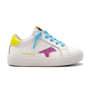 New Arrival Glitter Star Girls Casual Shoes Fashion Children School Walking Shoes Custom Sport Kids Original Sneakers